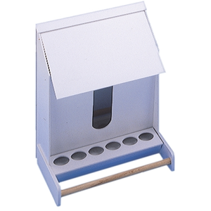 Comparateur de prix : Mangeoire en plastique pour oiseaux Nobby Pet Blanc 15 cm 26815