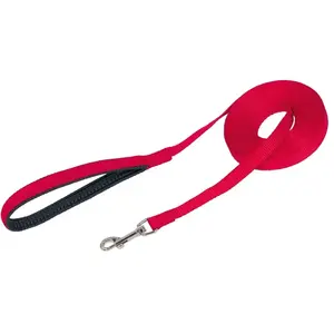 Nobby Laisse de Pistage Plat pour Chien Rouge 5 m pas cher