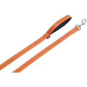 Comparateur de prix : Nobby Soft Grip Laisse pour Chien Orange 120 cm/25 mm
