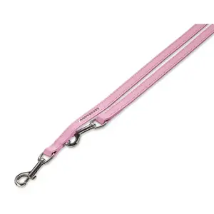 Comparateur de prix : Nobby Crystal Laisse de Dressage pour Chien Rose/Blanc 200 cm/12 mm
