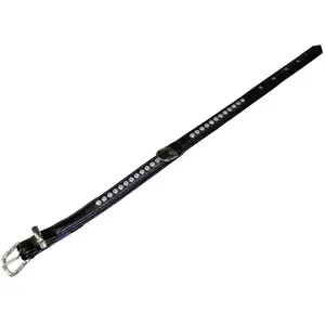Comparateur de prix : Nobby Crystal Collier avec Rang pour Chien Noir 37 cm x 12-14 mm