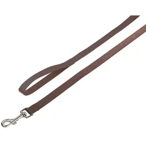 Comparateur de prix : Nobby Laisse Classique en Nylon pour Chien Brun 16 mm x 120 cm