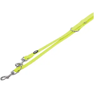 Comparateur de prix : Nobby Cover Laisse d'Entrainement pour Chien Jaune Néon 200 cm/20 mm