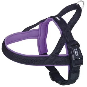 Comparateur de prix : Harnais norvégien pour chien Nobby Pet Mesh Preno Violet S/M 80551-38
