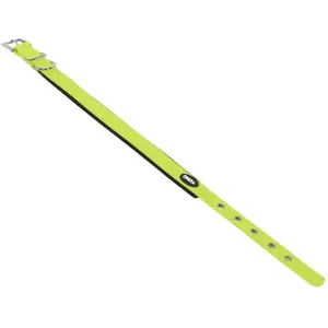 Nobby Cover Collier pour Chien Jaune Néon 50-60 cm/25 mm pas cher