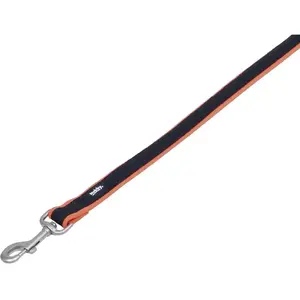 Nobby Mesh Preno Laisse pour Chien Orange Néon 120 cm/15-20 mm