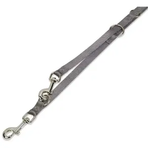 Comparateur de prix : Nobby Laisse pour chien classique, 200 cm/25 mm, gris souris