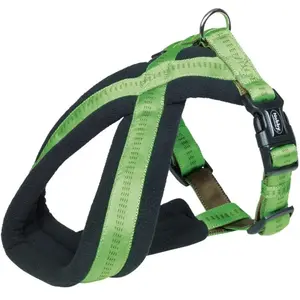Comparateur de prix : Nobby Soft Grip Harnais pour Chien Vert 30-40 cm/15-30 mm