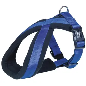 Comparateur de prix : Nobby Soft Grip Harnais pour Chien Bleu 35-50 cm/25-50 mm