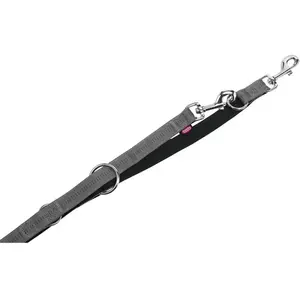 Comparateur de prix : Nobby Soft Grip Laisse pour Chien Gris Foncé/Noir 200 cm/20 mm
