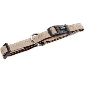 Nobby Soft Grip Collier pour Chien Beige/Chocolat 40-55 cm/25 mm