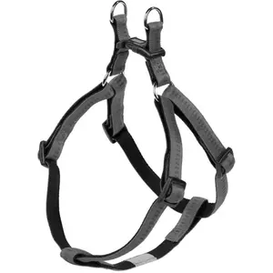 Comparateur de prix : Nobby Soft Grip Harnais pour Chien Gris Foncé/Noir 60-86 cm/20 mm