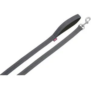 Comparateur de prix : Nobby Soft Grip Laisse pour Chien Gris Foncé/Noir 120 cm/20 mm