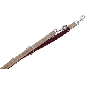 Comparateur de prix : Nobby Soft Grip Laisse pour Chien Beige/Chocolat 200 cm/10 mm