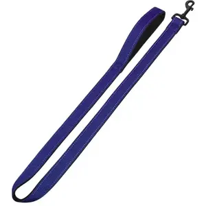 Comparateur de prix : Nobby Classic Reflect Soft Laisse pour Chien Bleu/Noir 120 x 2 cm