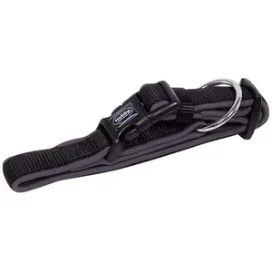 Comparateur de prix : Nobby Classic Preno Collier pour Chien Noir/Gris 25-35 cm/15-20 mm