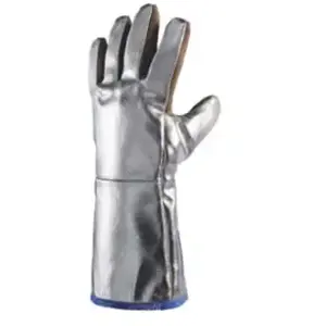 Comparateur de prix : JUTEC Gant de protection thermique 5 doigts taille univers. nature/argent cuir de sébatan avec aramide preox alum. en 388, en 407 catégorie epi iii