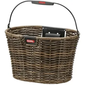 Comparateur de prix : KlickFix Structura - Panier guidon - ovale marron