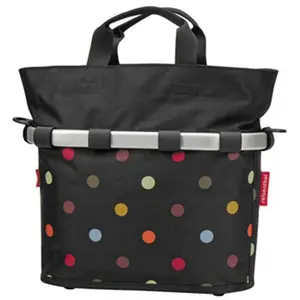 Comparateur de prix : Pas de marque Panier avant vélo Reisenthel Femme dots - KLICKFIX - Charge 5 kg - 12 l