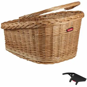 Comparateur de prix : KLICKfix Wicker Basket GT Panier de vélo Natural 20 L