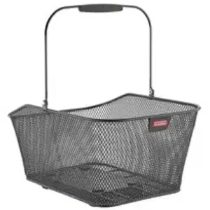 Comparateur de prix : KlickFix Hinterradkorb-2128051310 Mixte-Adulte, Noir, 40x20x30cm