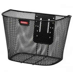 Comparateur de prix : Panier avant vélo KLICKFIX E avec support noir - Charge 7 kg