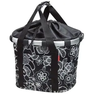 Comparateur de prix : KlickFix Panier Klickfix Bikebasket Fleur Noir