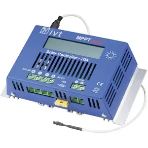 Comparateur de prix : Régulateur de charge solaire IVT MPPTplus 20A 12 V, 24 V 20 A