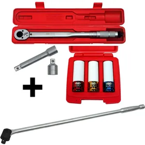 Clé dynamométrique 1/2" - 30-210 Nm - Kit pour changer les roue - FAME...