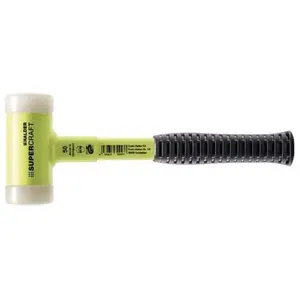 Comparateur de prix : Halder 3377.150 - Maza anti rebote metálico amarillo Supercraft Ø 50 mm Multicolore
