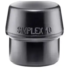 Embouts HALDER SIMPLEX Caoutchouc chargé, noir - D=40 mm - 3202.040 TU pas cher