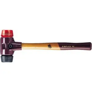 Comparateur de prix : Halder Marteau de protection simplex Longueur 330 mm ø tête 40 mm - 3008040