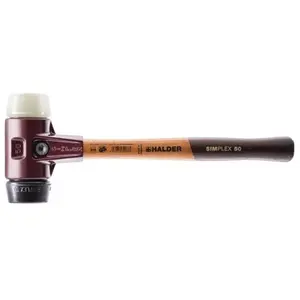 Comparateur de prix : Halder Simlpex EH 3028 Maillet en Caoutchouc/Nylon 80 mm