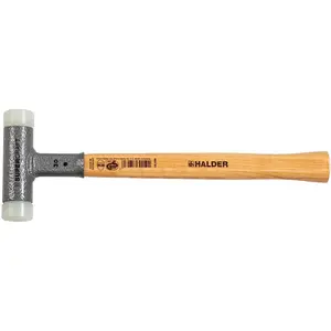 Comparateur de prix : Maillet sans rebond - HALDER - SUPERCRAFT - 30 mm - Acier et nylon spécial