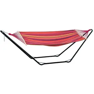 Comparateur de prix : AMAZONAS - BEACH SET hamac 300x100 + support 300