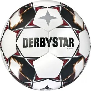 DERBYSTAR Atmos TT Balle Adulte Unisexe, Weiss Schwarz Rot, 5 pas cher