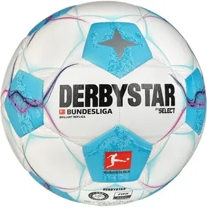 Comparateur de prix : Derbystar Unisexe Bundesliga Brillant Replica V2 Ballon de Football Multicolour 5