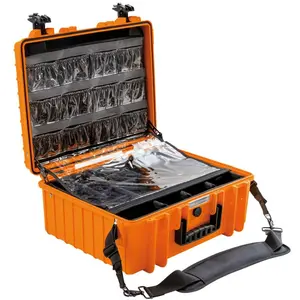 B&W Outdoor Case 6000 avec ki d'urgence médicale orange (6000/O/MED) pas cher