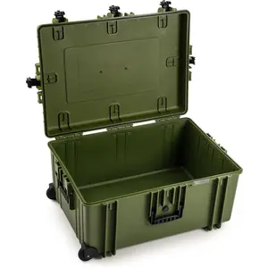 B & W International Valise dextérieur Typ 7800 157 l (l x H x P) 845 x 415 x 615 mm bronze-vert (mat) 7800/BG pas cher