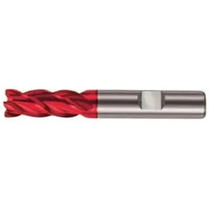 Gühring 9055350160000 Fraise Ratio "RF 100 U" DIN 6527 16 mm 4-dents en carbure monobloc, Argent/rougeVendu parcontorion