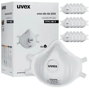 Uvex Silv-Air classic 2310 8762310 Masque anti poussières fines avec soupap... pas cher