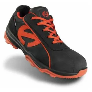 Heckel Baskets de sécurité run-r 300 Unisexe, t 43 Noir, Rouge, Antistatiques ( Prix pour 1 paire ) pas cher