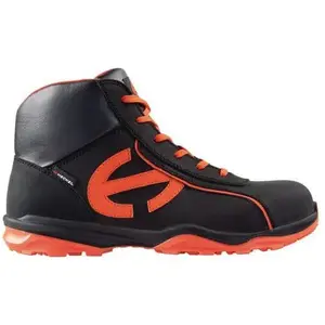 Heckel Homme 6266343 Run-R 300 High Safety Boots, Size 43 Chaussures de Travail, Schwarz Orange pas cher