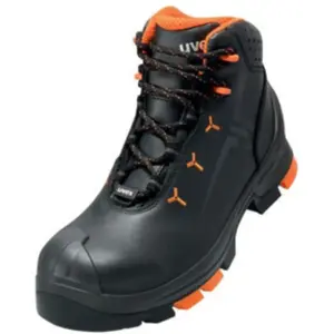bottes uvex 2 S3 noir, orange largeur 12 Gr. 52 pas cher