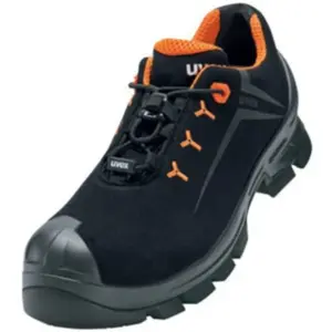 chaussures basses uvex 2 MACSOLE® S3 noir, orange largeur 14 taille 45 pas cher