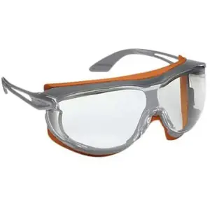 Comparateur de prix : Uvex 9175275 Sicherheitsbrille, Sky Guard, transparent, Grau/Orange