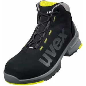 UVEX Chaussures hautes noires/jaunes uvex 1, S2, Pointure EU: 42 pas cher