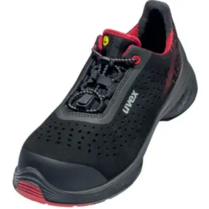 uvex 1 G2 Chaussures basses S1P 68372 noir, rouge largeur 11 Taille 36 pas cher