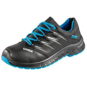 UVEX Chaussures basses noires/bleues uvex 2 trend, S3, Pointure UE: 42 pas cher