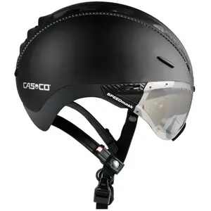 Casco Roadster Plus avec visière - Casque vélo Black Matt S (50-54 cm) pas cher